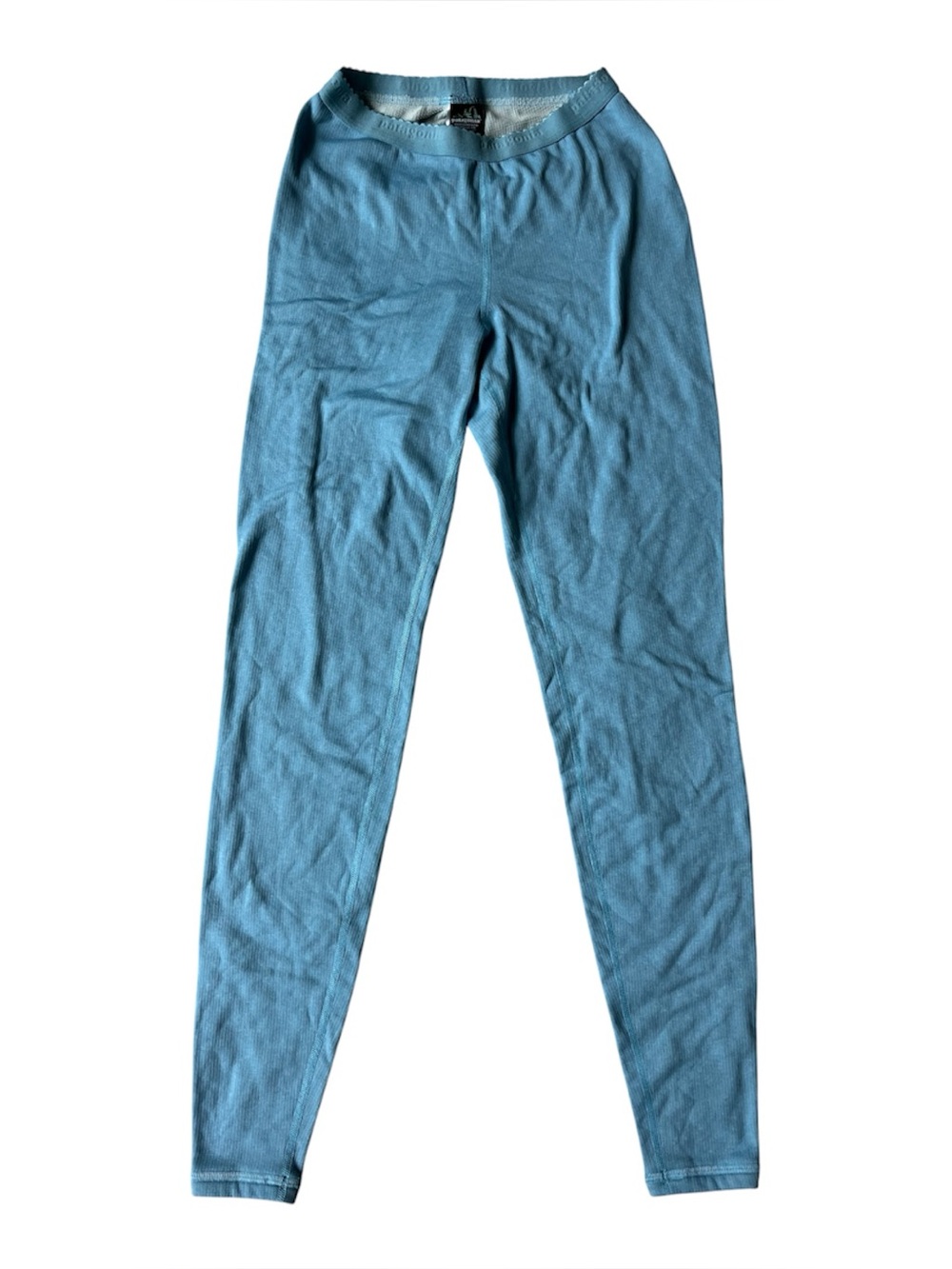 VINTAGE PATAGONIA CAPILENE BASELAYER BLUE LEGGINGS XS WOMENS